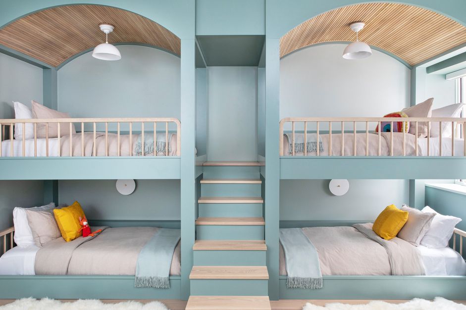 أفكار سرير بطابقين للأطفال والكبار