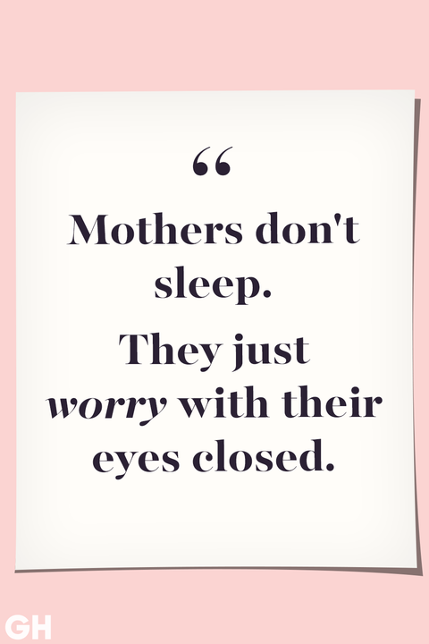 ونقلت عيد الأم الأمهات لا تنام ، فقط قلق مع عيون مغلقة